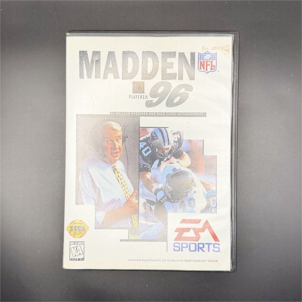 EA SPORTS Madden NFL '96 Football Sports Game for Sega Genesis Manual